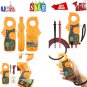 Digital Clamp Meter Multimeter AC DC Voltmeter Ohm Amp Tester Tongs Resistance