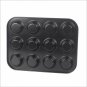 12 Cup Non Stick Bake Pan Tray Muffin Cake Baking Dish Tray Tin Kitchen Bakeware