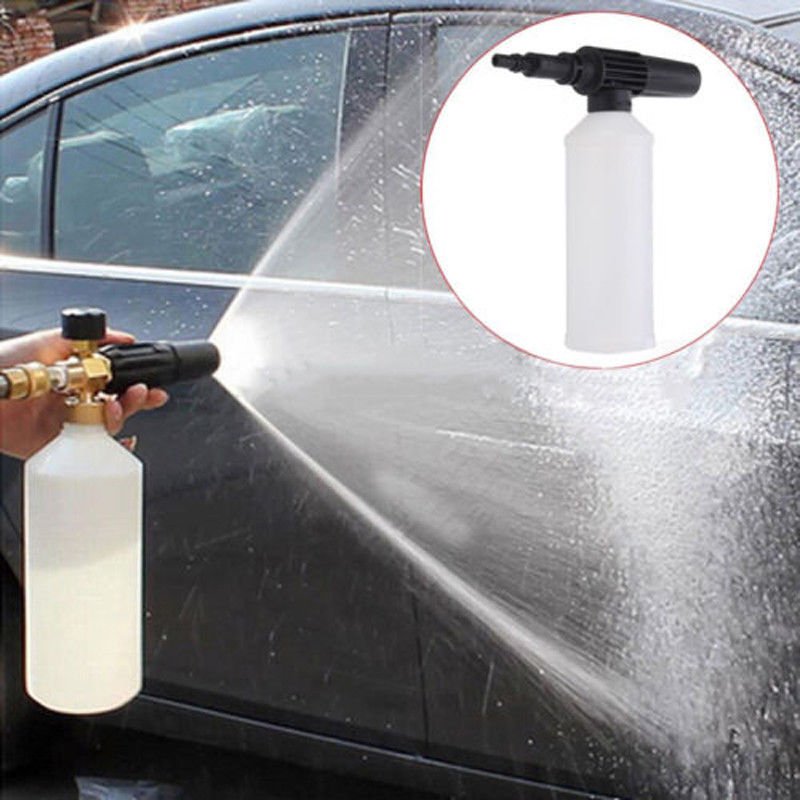 Foam Cannon Bottle Lance For Pressure Washer Gun Jet Car Wash Adjust 450ML NEW