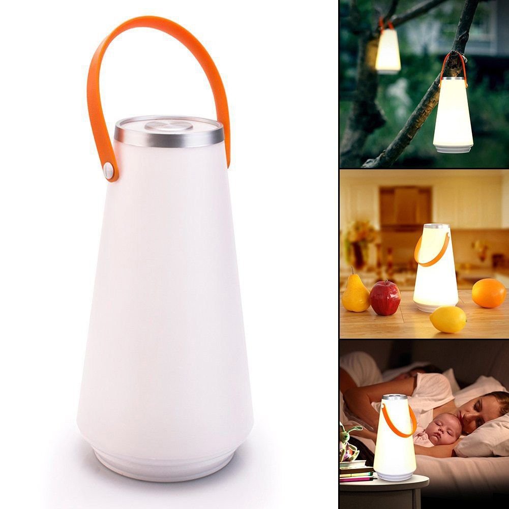 Wireless Portable LED Night Light Rechargeable USB Camping Table Emergency Lamp