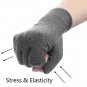 Hand Arthritis Therapy Compression Gloves Pain Relief 1 Pair For Men Women Grey