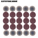 100 PCS Sanding Discs For Roloc 50mm 60 100 120 Grit Sander Paper Abrasive Tools