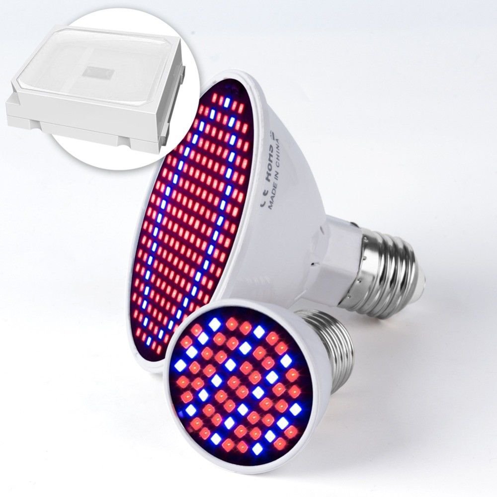 Full Spectrum LED Grow Light 200LED Growing Lamp for Indoor Plants Hydroponic