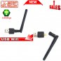 USB WiFi Adapter Dongle Card Wireless Network Laptop PC Desktop Antenna Receiver