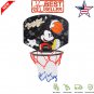Basketball Goal Portable Adjustable Hoop Set Gift For Kids Youth Toddler 22*19cm