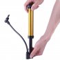 Bicycle Tire Inflator Premium Quality Hand Air Pump w/ Ball MTB Portable Gold