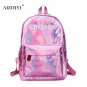 Girls Hologram Hologram Laser PU Backpack for Teenage Girls Schoolbag Travel NEW