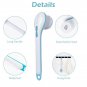 5in1 Handheld Spa Massage Electric Shower Brush Water Resistant Scrubber System