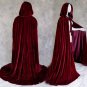 Halloween Mantle Hooded Cloak Coat Wicca Robe Medieval Cape Shawl Cosplay Party