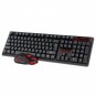 Wireless Multimedia Gaming Keyboard Mouse Combo Set With USB Receiver PC Laptop