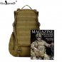 Men's Nylon Military Tactical 35L Backpack Shoulder Bag Handbag For 14" Laptop