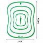 30*23cm Plastic Block Kitchen Fruit Vegetable Cutting Chopping Board Set of 4
