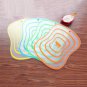 30*23cm Plastic Block Kitchen Fruit Vegetable Cutting Chopping Board Set of 4