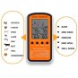 Wireless Remote Meat Thermometer with Dual Probe BBQ Smoker Oven Digital Plastic