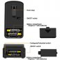 Wireless Remote Meat Thermometer with Dual Probe BBQ Smoker Oven Digital Plastic