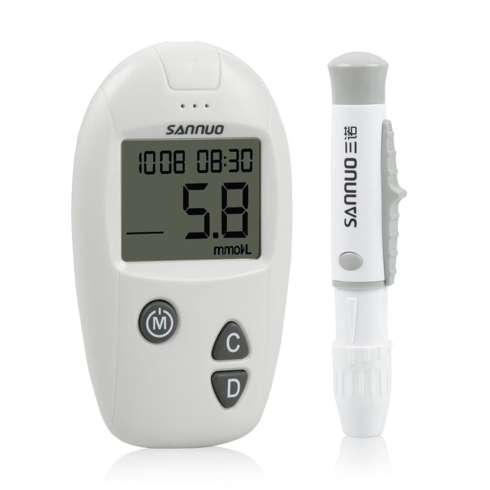 Handheld Electronic Digital Glucometer Blood Sugar Glucose Diabetics Monitor Set