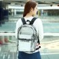 Transparent Clear Backpack Security School Bag PVC Zipper Pocket Below 20 Litre