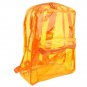 Transparent Clear Backpack Security School Bag PVC Zipper Pocket Below 20 Litre