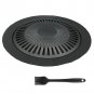 Non Stick Outdoor Smokeless Barbecue Grill Pan Stove Plate Household BBQ Tool