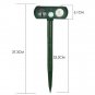 Solar Power Ultrasonic Animal Repeller Pest Repellent Cat Dog Motion Deterrent