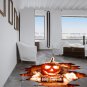 Halloween 3D Stickers View Scary Pumpkin Shaped Window Floor Stickers for Kids