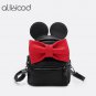 Mini Women Leather Backpack Ladies Mickey Designer Cute Bow Rucksack Travel Bag