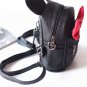 Mini Women Leather Backpack Ladies Mickey Designer Cute Bow Rucksack Travel Bag