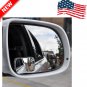 Adjustable Blind Spot Mirror Wide Angle Rear View Side Car Mirror 3M Adhesive