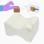 Knee Leg Wedge Pillow Bed Cushion Memory Foam Pressure Relief Sleep Support Aid