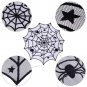 Halloween Party Decoration Spiderweb Table Cloth 100cm Black Lace Table Covers