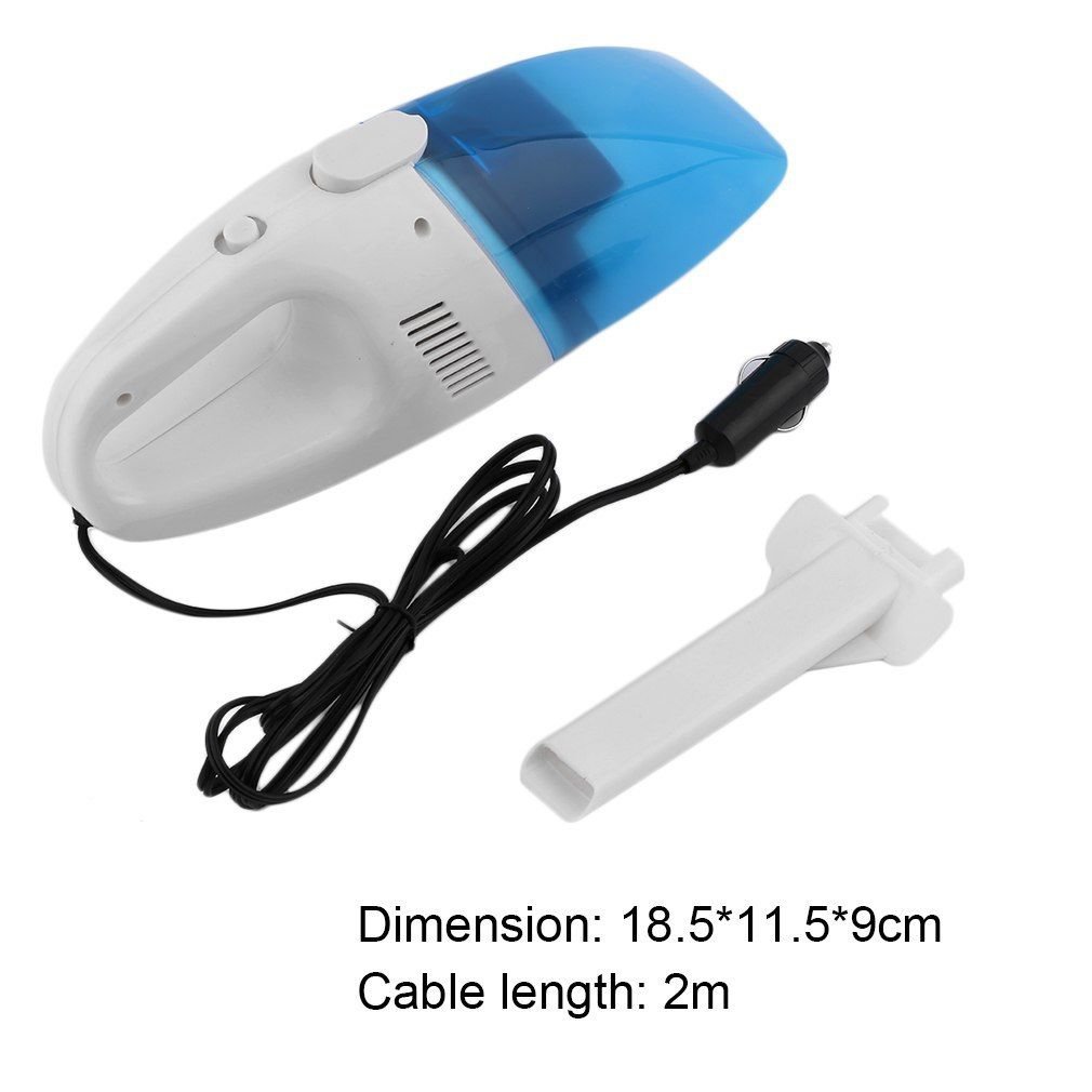 Car Vacuum Cleaner 12V For Auto Mini HandHeld Wet Dry Recharge Portable Bagless