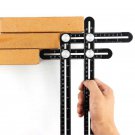 Universal Angularizer Ruler Full Metal Multi Function Angle Measuring Tool NEW