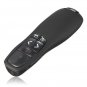 Handheld Wireless Remote Presenter Receiver Pointer Case w/ Red Laser Pen Black