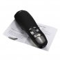 Handheld Wireless Remote Presenter Receiver Pointer Case w/ Red Laser Pen Black