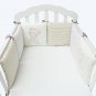 6 Piece Set Baby Infant Bed Cot Bumper Toddler Nursery Protector Crib Cushion