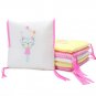 6 Piece Set Baby Infant Bed Cot Bumper Toddler Nursery Protector Crib Cushion