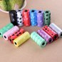 Portable Cleaning Pet Waste Bag 10 Rolls Dog Cat Outdoor Poop Bags w Decor Print