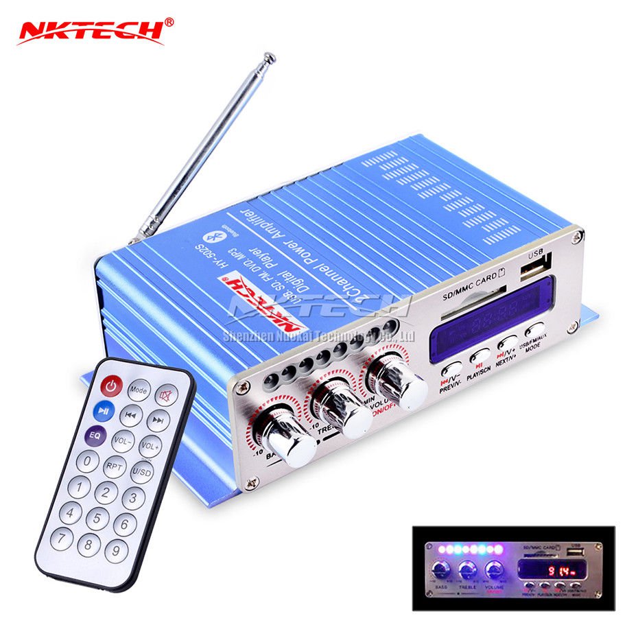 Car Bluetooth Stereo Sound Mode Car Power Amplifier MP3 Speaker Music Player New