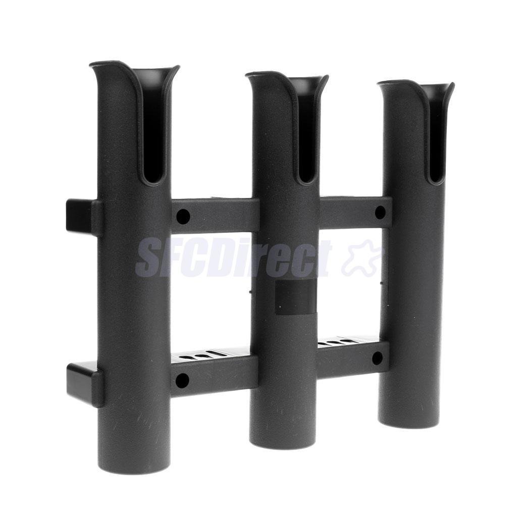3 Link Rod Holder Marine Boat Yacht Kayak Fishing Pole Tube Mount Organizer New