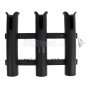 3 Link Rod Holder Marine Boat Yacht Kayak Fishing Pole Tube Mount Organizer New