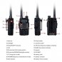 Radio Scanner Handheld Transceiver FM Radio Receiver Walkie Talkie Dual Band NEW