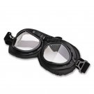 Scooter Moto Motorbike Motorcycle Motocross Aviator Goggles Retro Clear Glasses