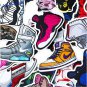 100pcs/pack Mixed Cartoon Jordan SNEAKER Stickers For Notebook Bike Luggage Box