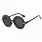 2019 New Retro Round Lady Sunglasses Bees Men Luxury Brand Glasses Color Goggle