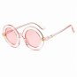2019 New Retro Round Lady Sunglasses Bees Men Luxury Brand Glasses Color Goggle