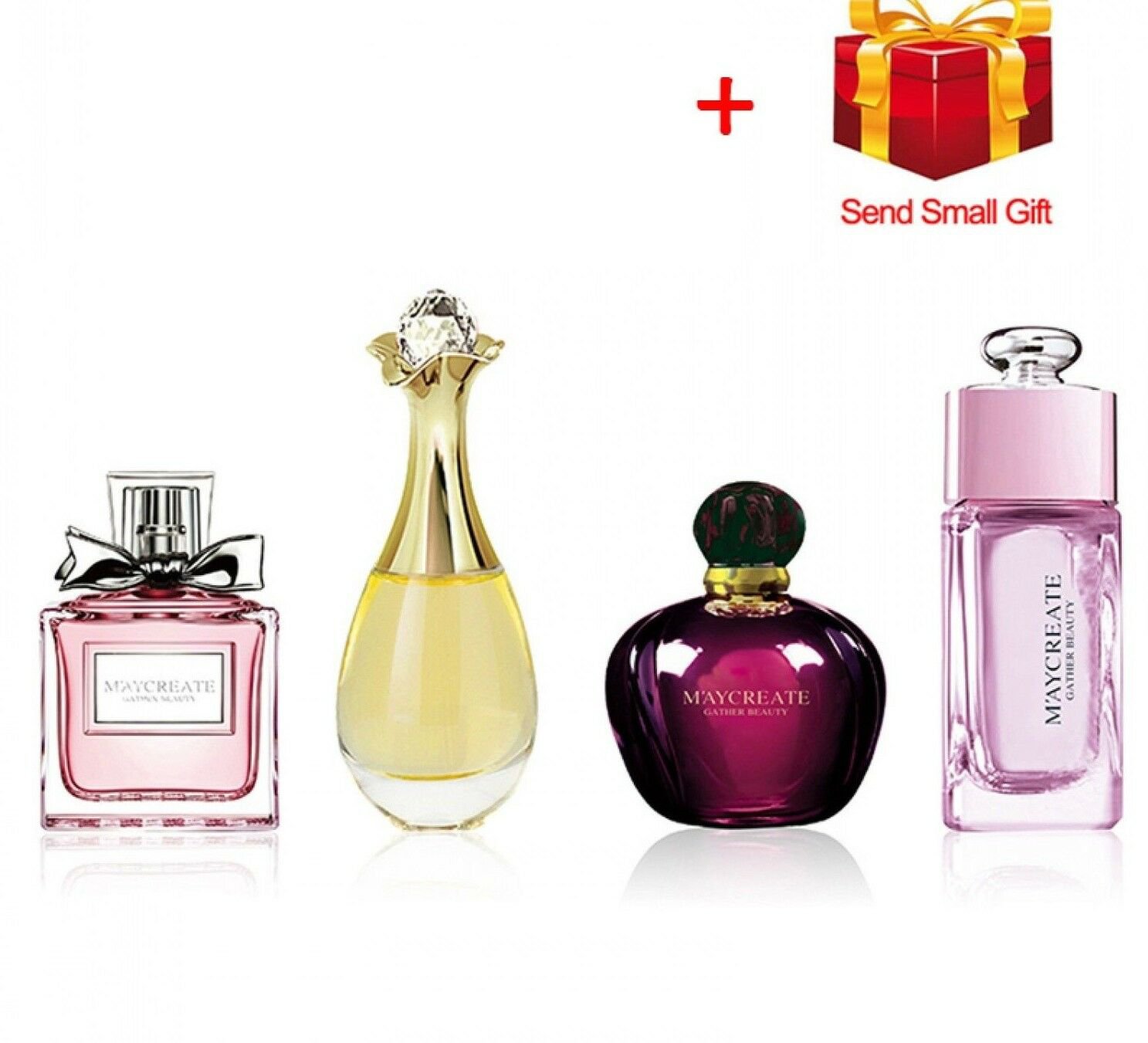 Set Perfume Women Long Lasting Fragrance Lady Spray Flower Parfum Gift