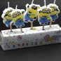 Birthday Minions Despicable Me Cake Candle Candles Topper Party Minion Decor