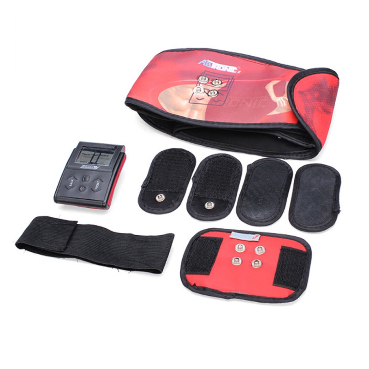 Dual Channels Electric Muscle Stimulator AB gym x2 Burner Toning Abdominal