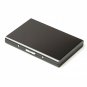 Black Stainless Steel Metal Case Box Men Women Business Credit Card Holder Case