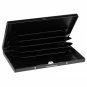 Black Stainless Steel Metal Case Box Men Women Business Credit Card Holder Case